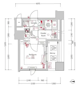 東京都大田区西蒲田8【マンション】の間取り