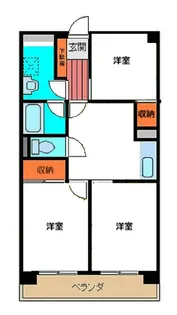芝マンション【4階】の間取り