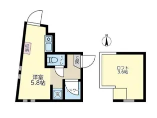 アーバンプレイス高円寺ノース(アーバンプレイスコウエンジノース)【2階】の間取り