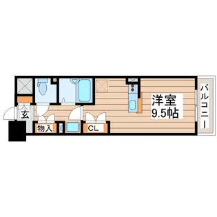 プライムアーバン仙台五橋【7階】の間取り