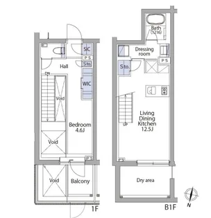 東京都渋谷区西原2【マンション】の間取り