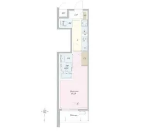 ロイジェント山王【1階】の間取り