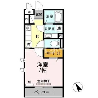 プレミール品川豊町【1階】の間取り