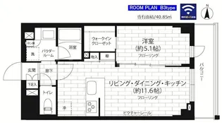 ステージグランデ竹ノ塚【4階】の間取り