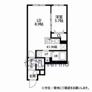 Ritz GRANDE月寒(リッツグランデ月寒)【1階】の間取り