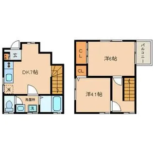 フラッツMの間取り