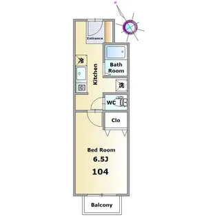 椿森レジデンス【1階】の間取り