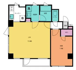 クイン・メゾン浅草【4階】の間取り