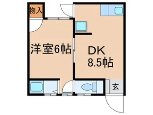 フジハイツ【2階】の間取り