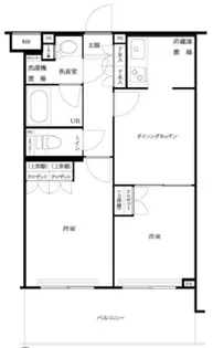 ルーブル大森西【2階】の間取り