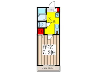 ベリ-コ-ト【2階】の間取り