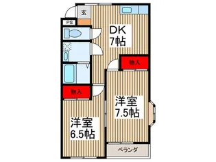 アルカディア21【2階】の間取り