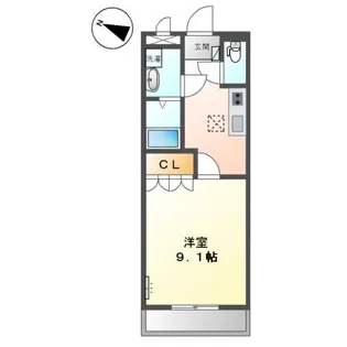 シンフォニー田園【1階】の間取り