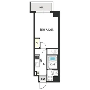 G-シェノン鳴尾【4階】の間取り