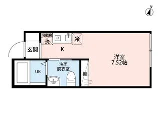 RIOVA北千住【1階】の間取り
