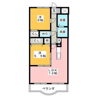 パラッツォ【1階】の間取り