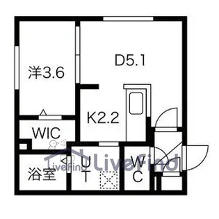 Encore福住(アンコール福住)【2階】の間取り
