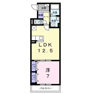 神崎町アパート(028236601)【3階】の間取り