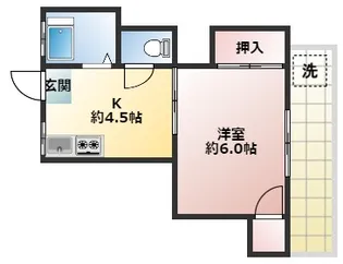 大塚台コーポ【3階】の間取り