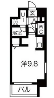 エグゼ大阪ドームII【2階】の間取り
