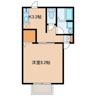 グランド アオ【1階】の間取り