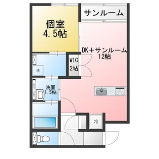 ル・メゾン川崎【2階】の間取り
