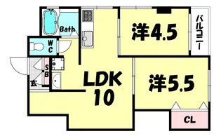第一永光マンション【3階】の間取り