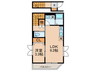 Rumicia蒲田【2階】の間取り