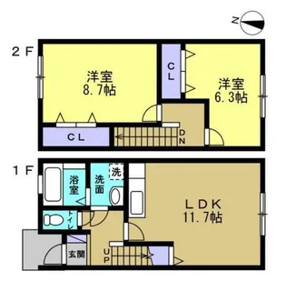 トレステーラ畑中の間取り