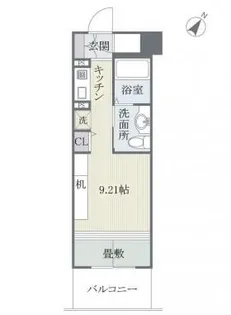 フェルト627【11階】の間取り