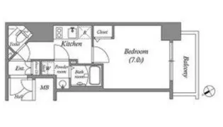 エスリード新栄テセラ【3階】の間取り