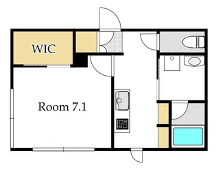 SHAMAISON GRAND 七日市【1階】の間取り