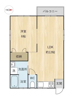 イーストハウス3【1階】の間取り