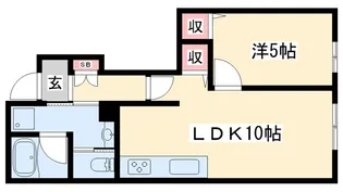 エクセルコートI【1階】の間取り