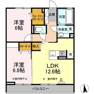 ブランキューブ【1階】の間取り