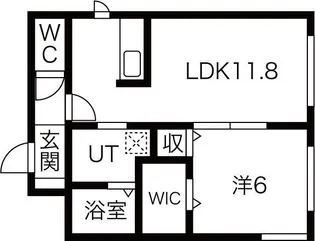 バーニーズ クレール【2階】の間取り
