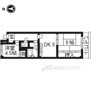 トーカン淀本町マンション【3階】の間取り