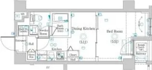 ラフィスタ赤羽【2階】の間取り