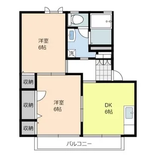 ドミールC【2階】の間取り