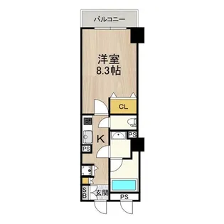 セントラル堺東【3階】の間取り