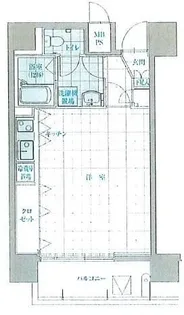 ヴィータローザ横浜吉野町【7階】の間取り