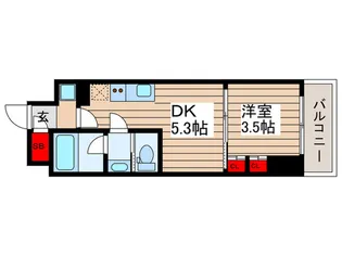 クレストコート本所吾妻橋【8階】の間取り