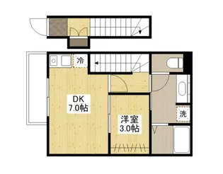 Fair court安東 No.1【2階】の間取り