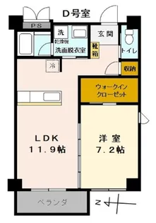 サンマリン安里(TC)【3階】の間取り