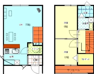 エルウッドV C棟の間取り