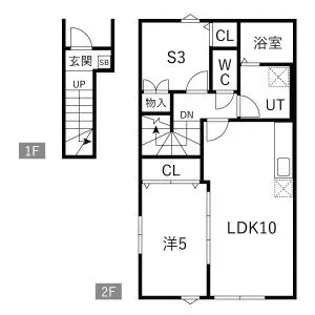 EQUUS C棟【2階】の間取り