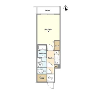 グランカーサ綾瀬【2階】の間取り