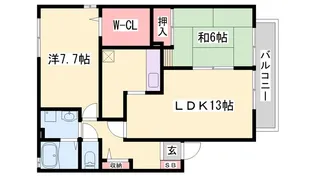 フォレスタ森本V【2階】の間取り
