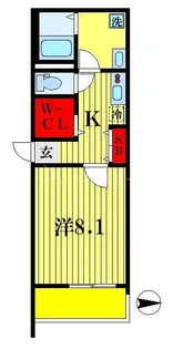 Grandir三郷【3階】の間取り
