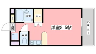 メゾンマロニエ【2階】の間取り